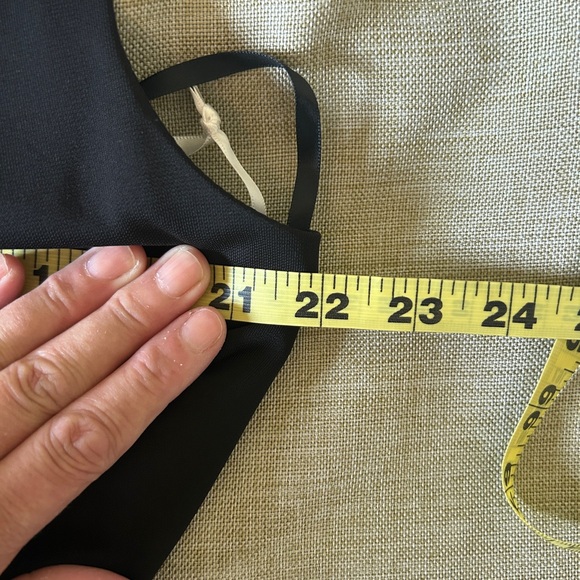 Le Chateau & Roxy Earle Colab beautiful black jumper. long waist ties, lined - Picture 8 of 11